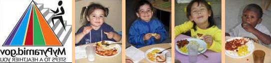 孩子和食物的图片